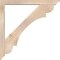 Ekena Millwork Olympic Traditional Smooth Bracket w/ Offset Brace, Douglas Fir, 5 1/2"W x 48"D x 48"H BKT0604X48X48OLY01SDF - alternate 4
